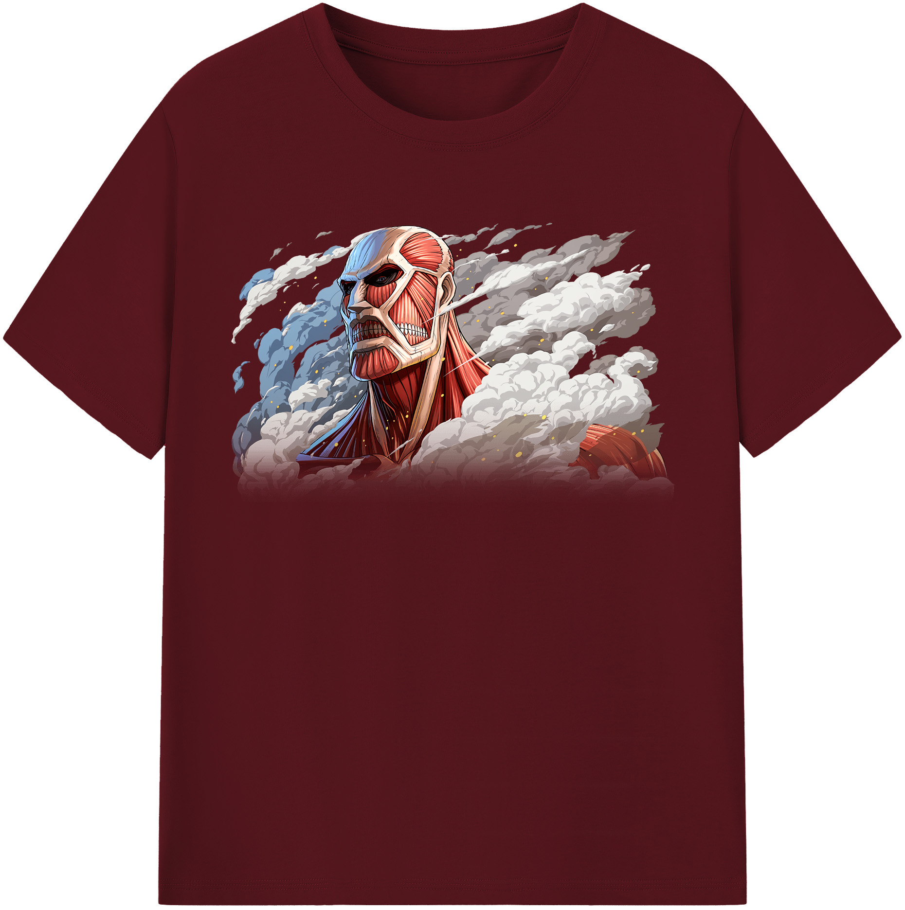 （画像用） 進撃の巨人 Attack on Titan 綿100％半袖Tシャツ（フロントプリント）